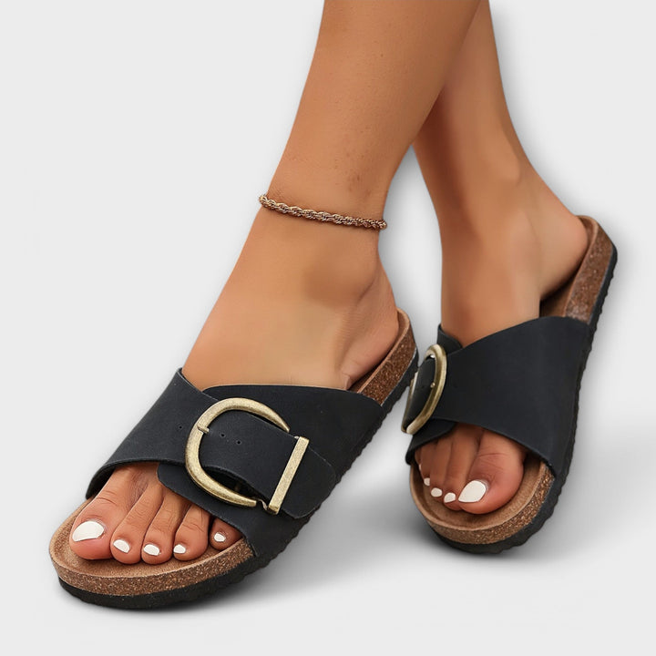 Isabella™ |Stylish Buckle Slide Sandals