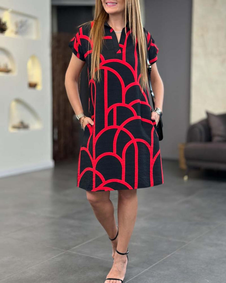 Jennifer™ | Dress with Short Sleeves