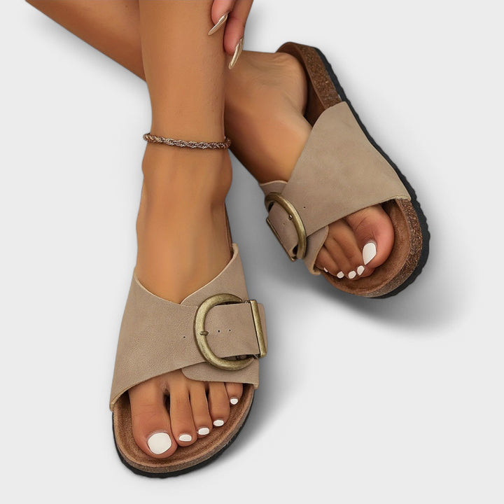 Isabella™ |Stylish Buckle Slide Sandals