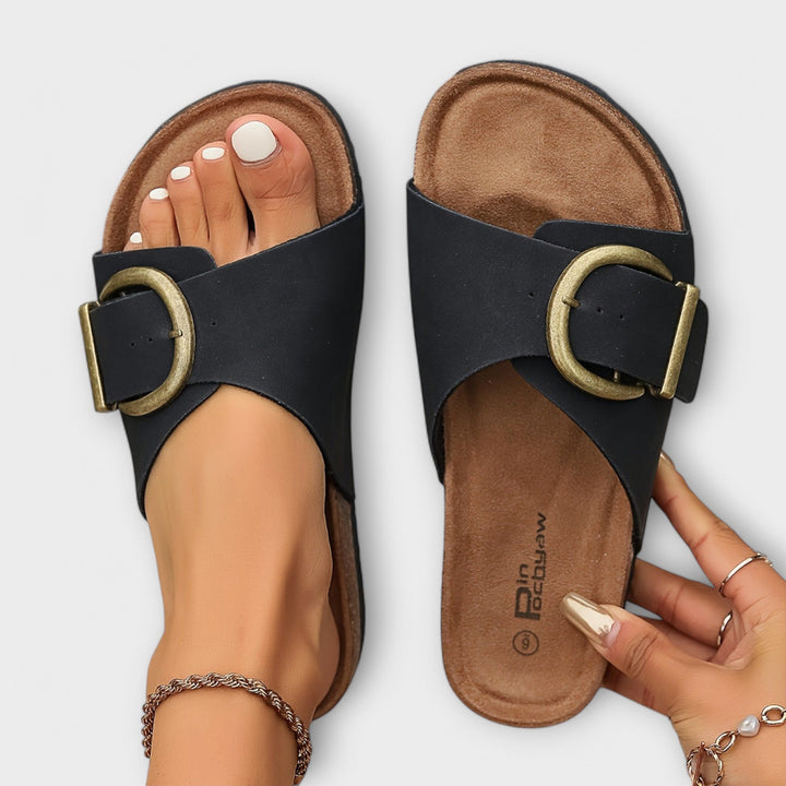 Isabella™ |Stylish Buckle Slide Sandals