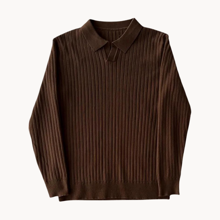 Christopher | Elegant Open Collar Shirt