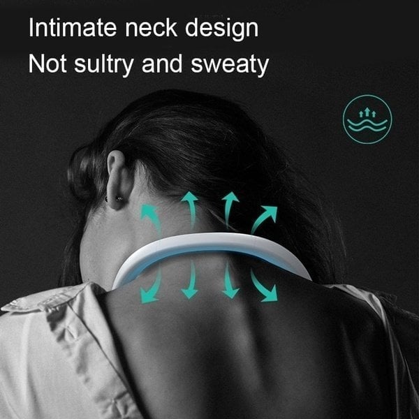 NeckFan™ - Portable Rechargeable Neck Fan for Instant Cooling!