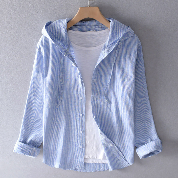 Amalia™ | Lightweight hooded blouse