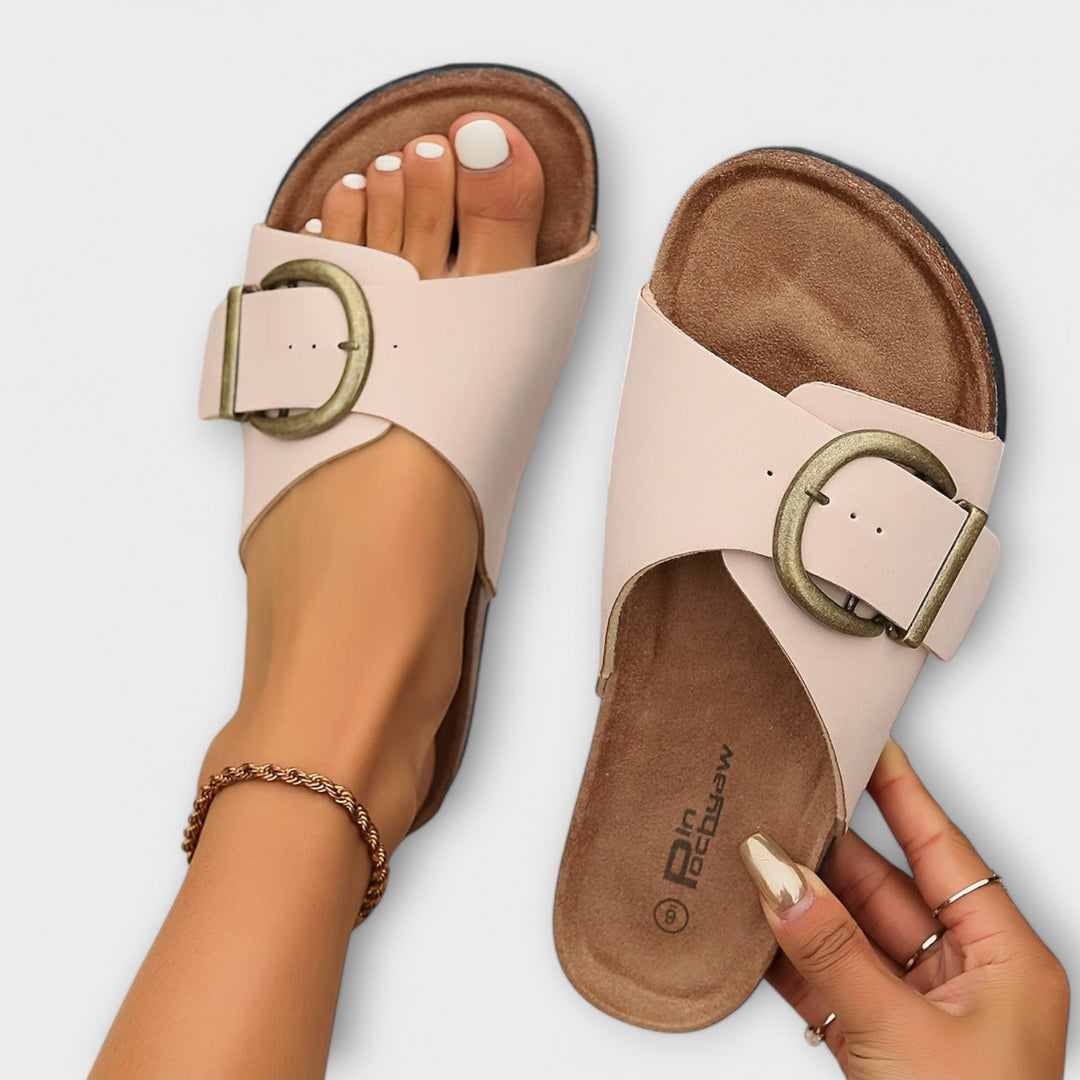 Isabella™ |Stylish Buckle Slide Sandals