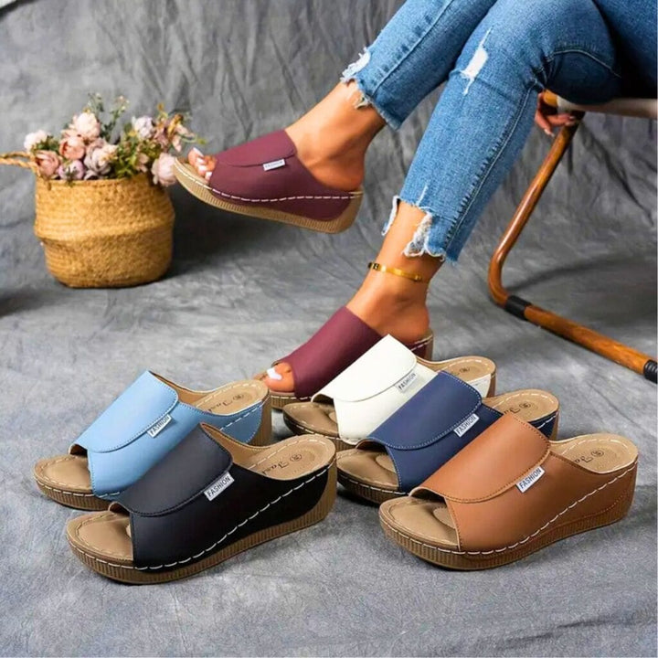 Comfortable orthopedic slip-ons with pressure relief