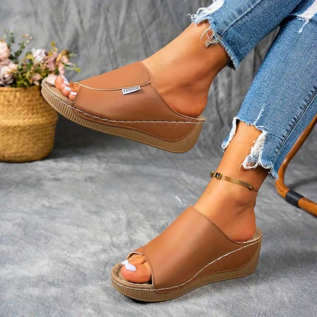 Comfortable orthopedic slip-ons with pressure relief