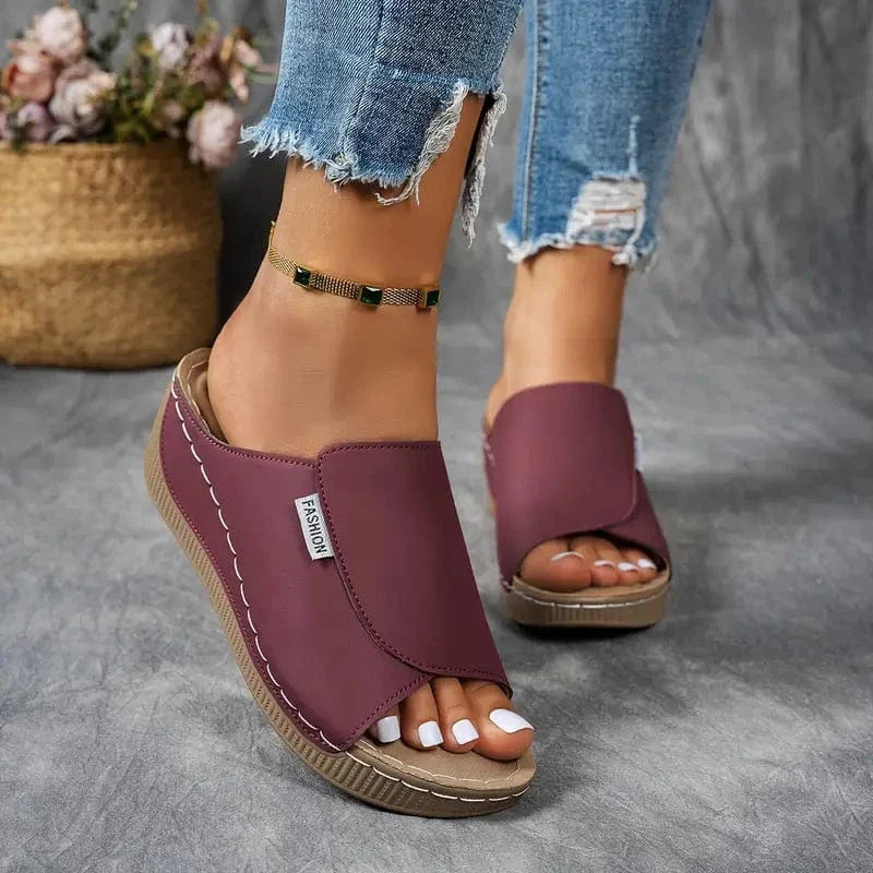 Comfortable orthopedic slip-ons with pressure relief