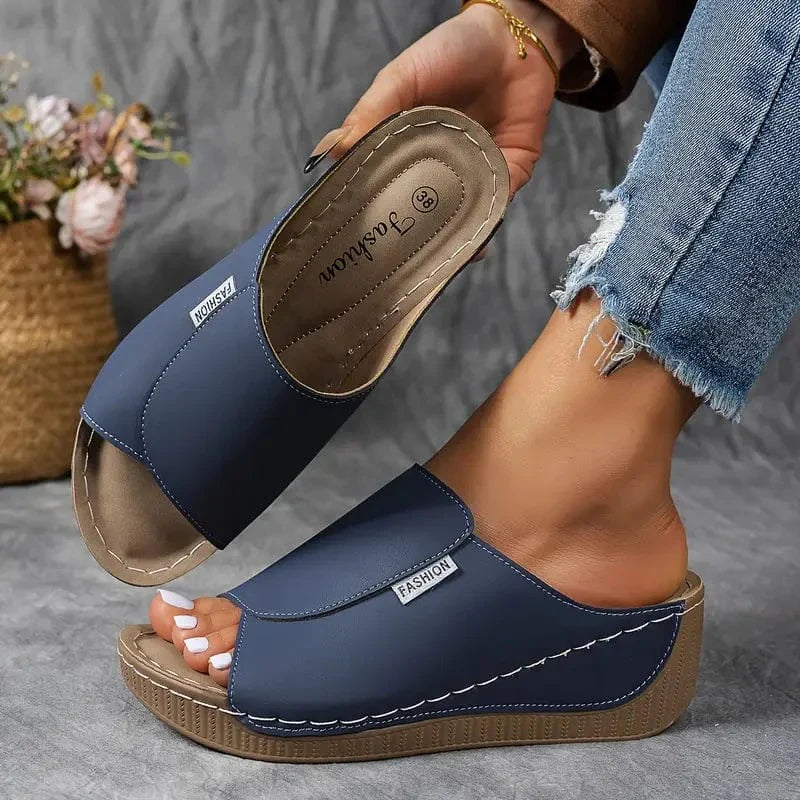 Comfortable orthopedic slip-ons with pressure relief
