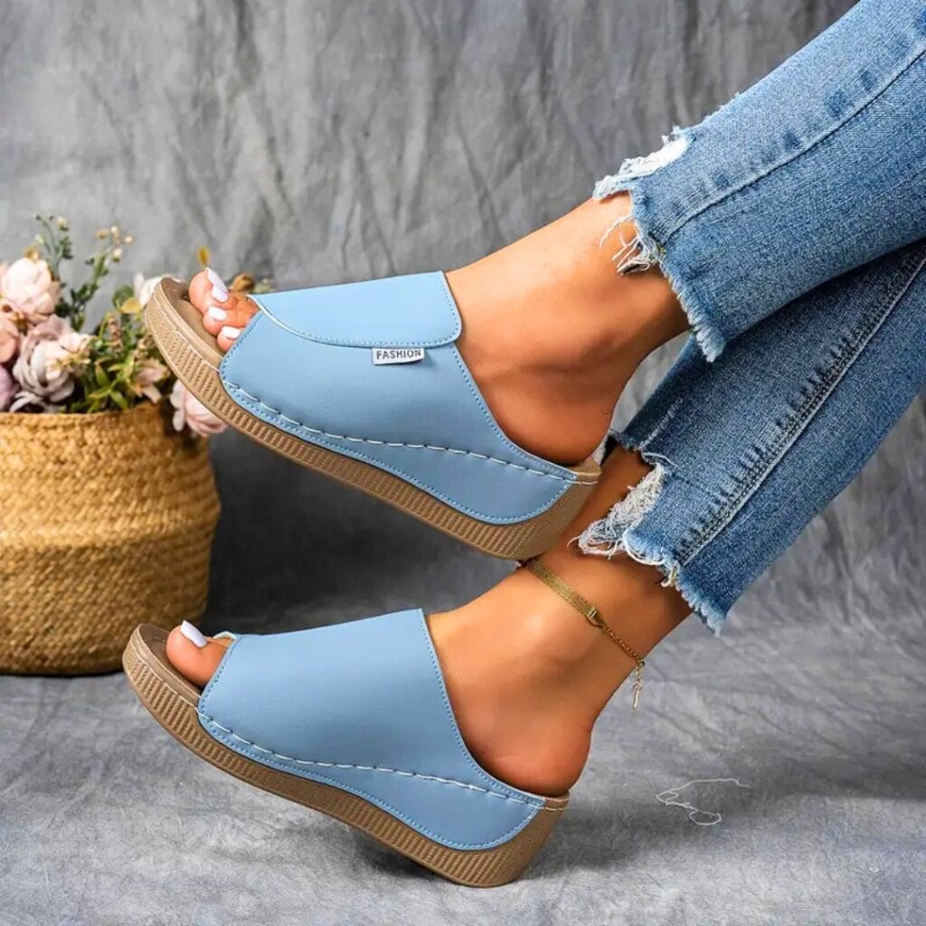 Comfortable orthopedic slip-ons with pressure relief