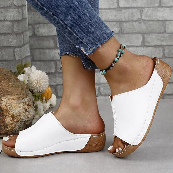 Comfortable orthopedic slip-ons with pressure relief