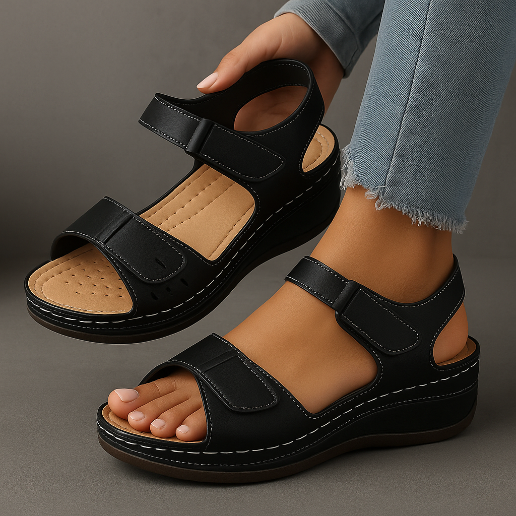 Selene™ | orthopedic sandals with wedge heel