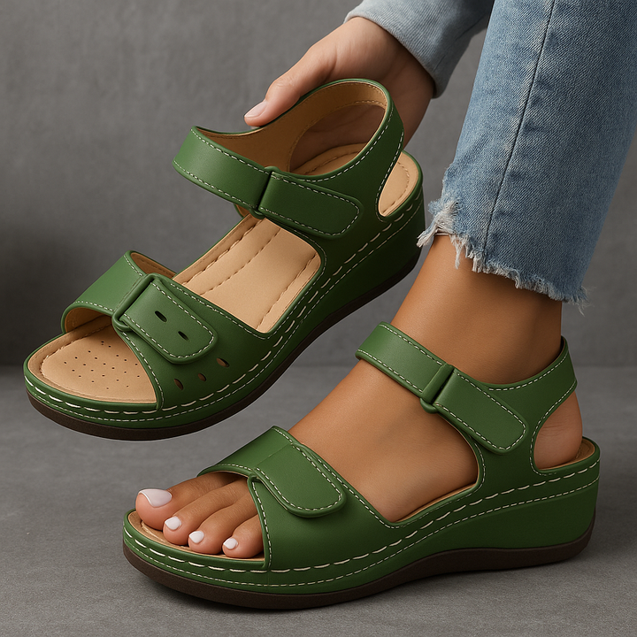 Selene™ | orthopedic sandals with wedge heel
