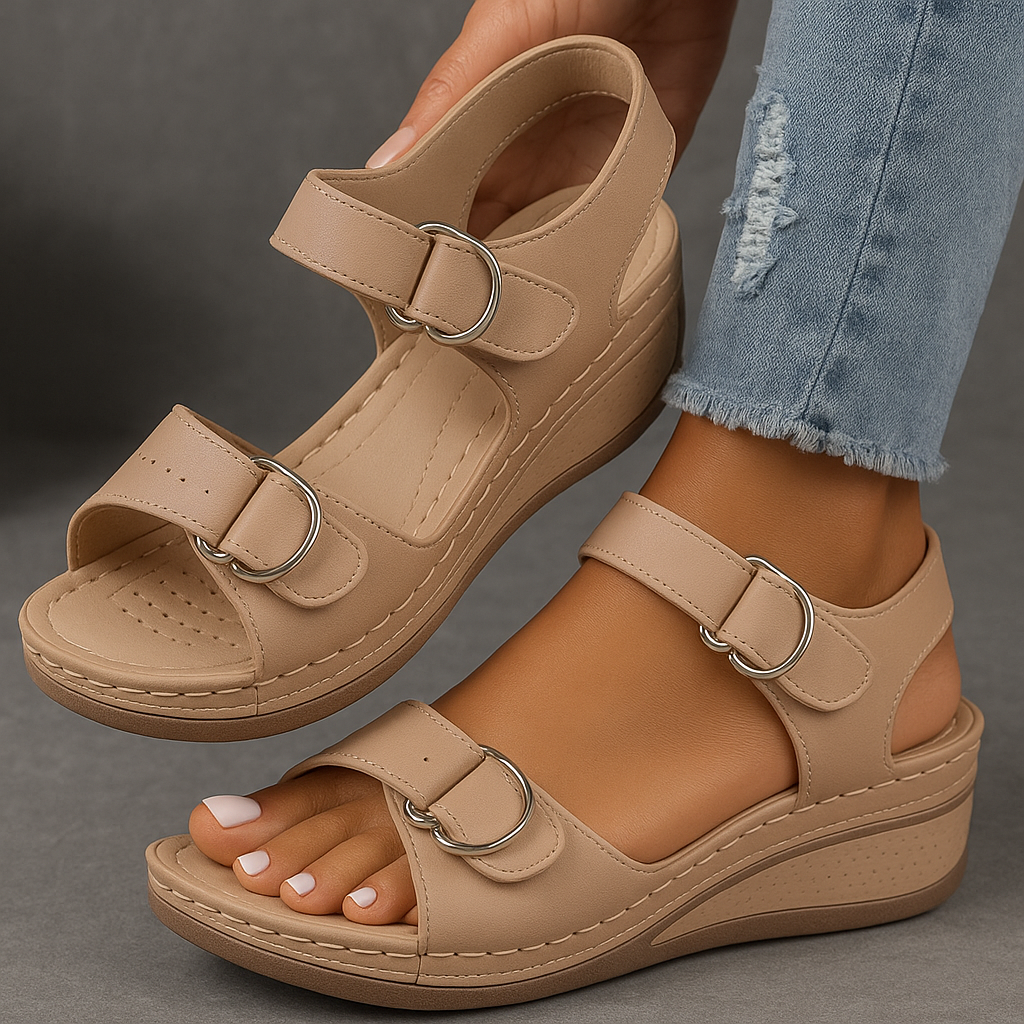 Selene™ | orthopedic sandals with wedge heel