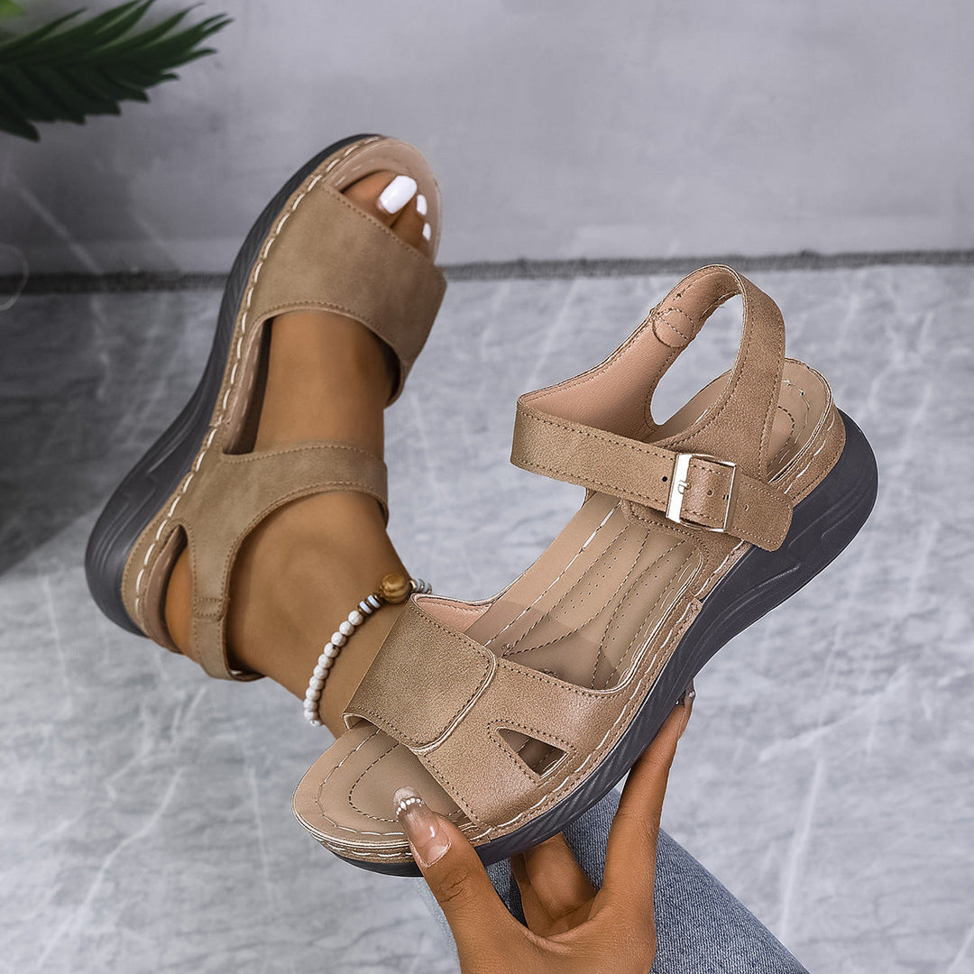Daisy™ |orthopedic sandals with wedge heel