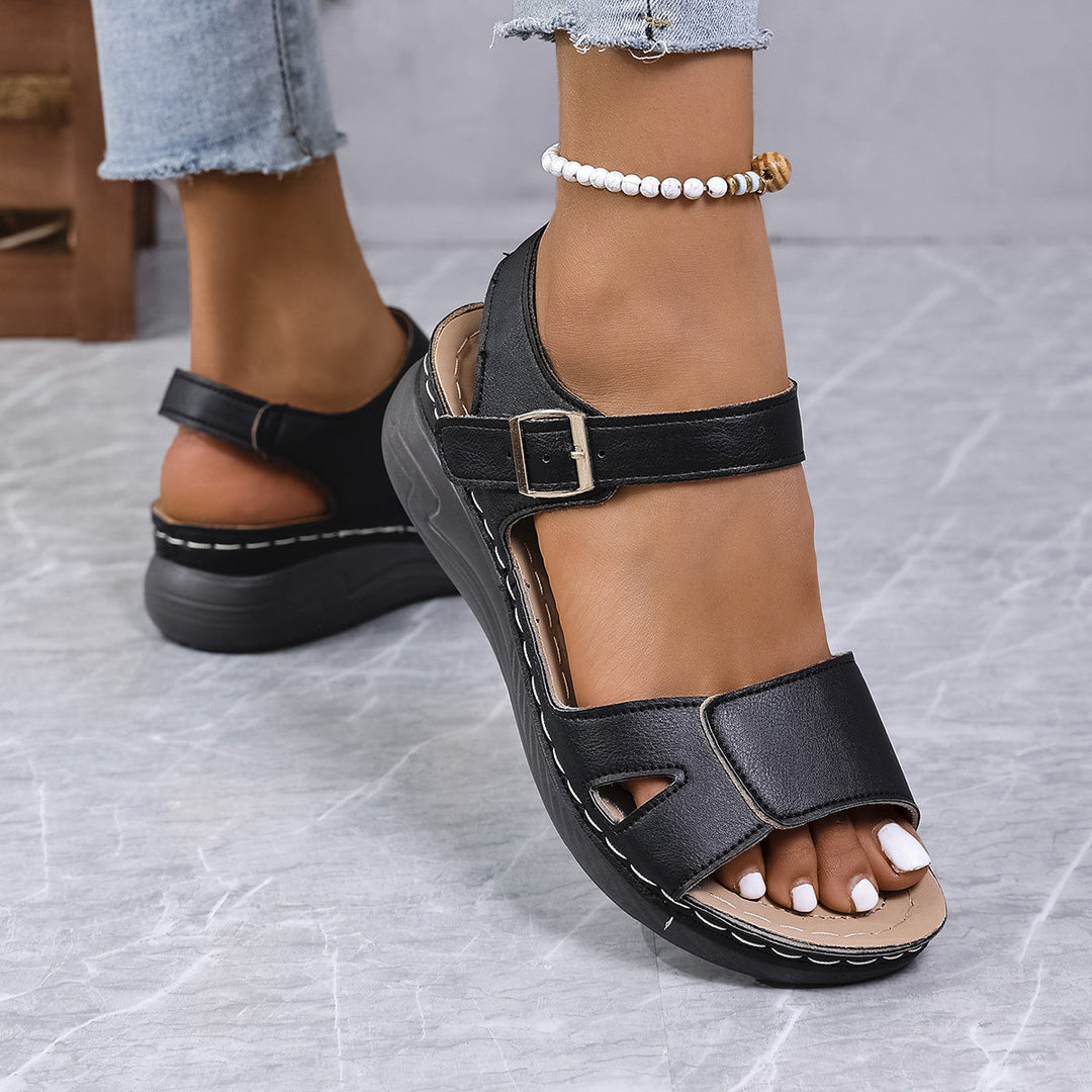 Daisy™ |orthopedic sandals with wedge heel