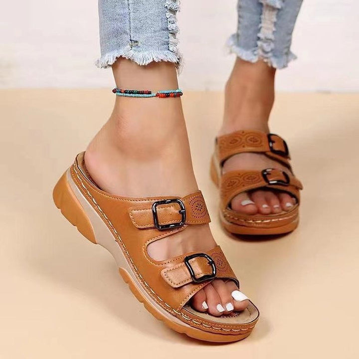Vivienne™ |orthopedic sandals with wedge heel