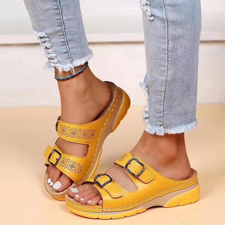 Vivienne™ |orthopedic sandals with wedge heel